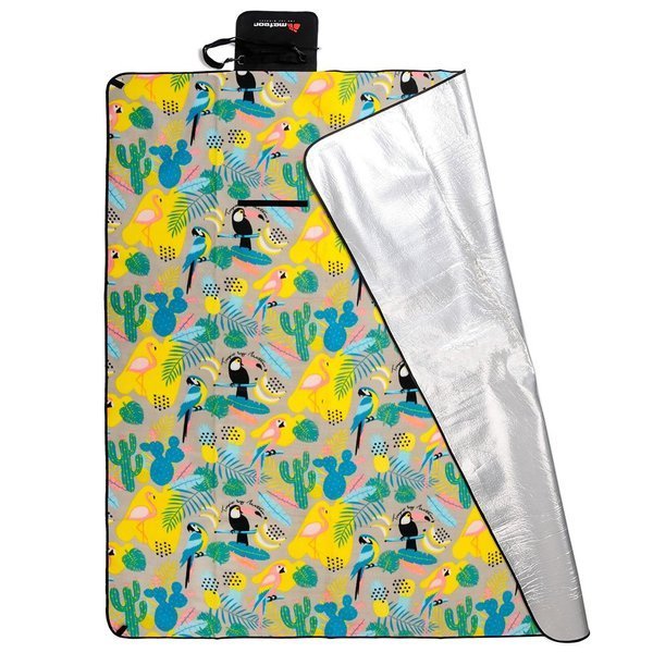 Koc piknikowy 200x200cm XXL tucany 77124 Meteor